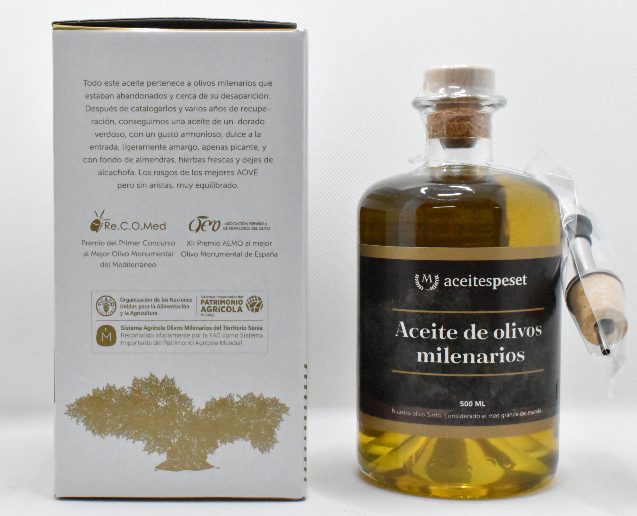Ulei Extravirgin Farga Milenarios Aceites Peset 500ml foto 4